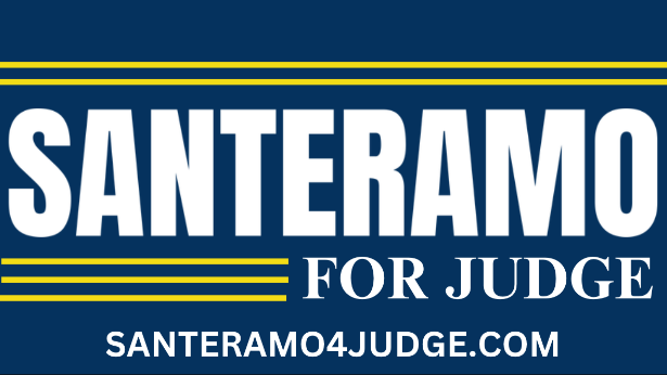 Santeramo for Judge campaign banner